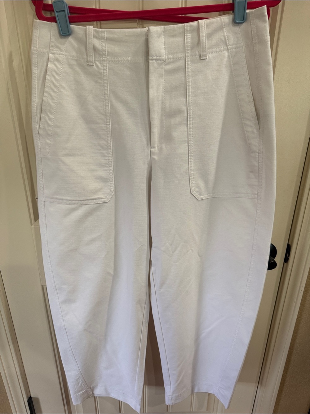 Athleta White Ankle Crop Pants